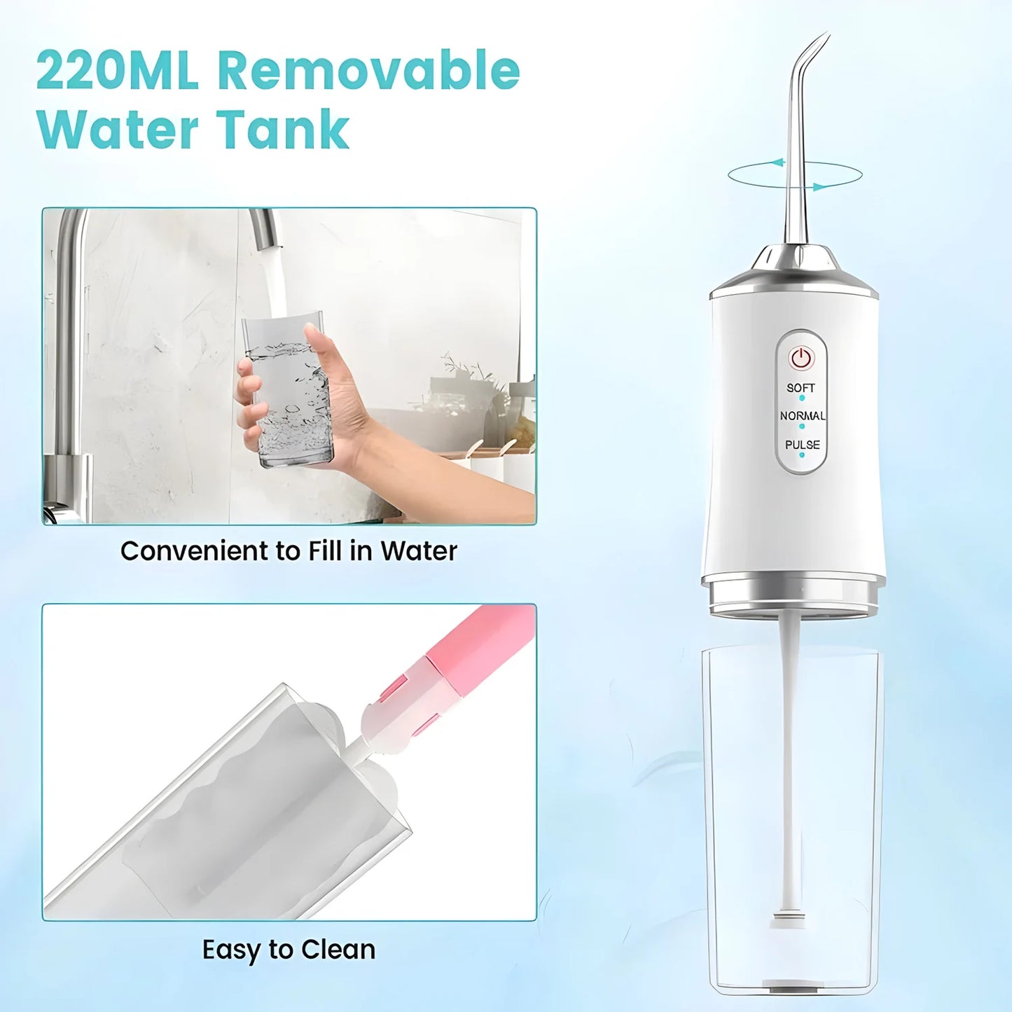 Oral Irrigator Water Jet Flosser