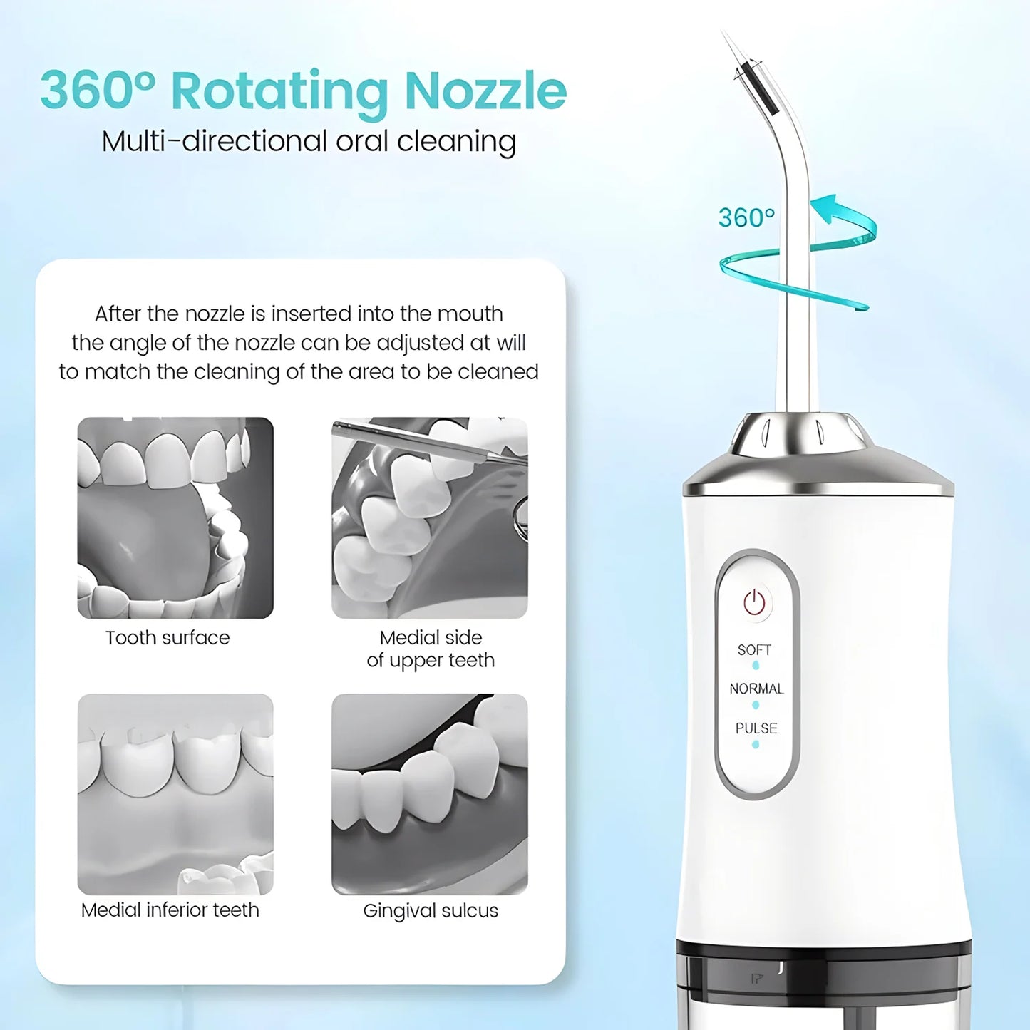 Oral Irrigator Water Jet Flosser